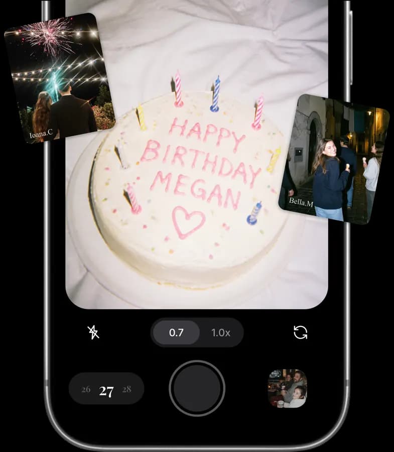 Capturing photos together with the Memoir camera